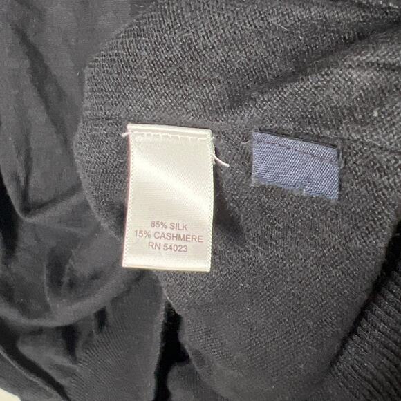 Banana Republic Silk Cashmere Size XL Pullover 1/4 Quarter Zip - Picture 6 of 7